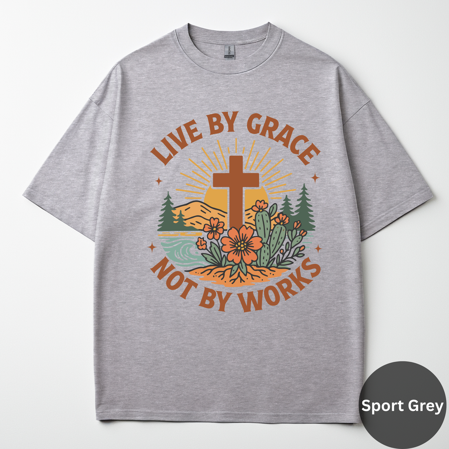 Live By Grace Not By Works Tee