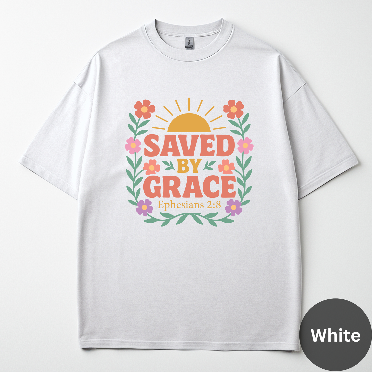 Saved By Grace Tee - Ephesians 2:8