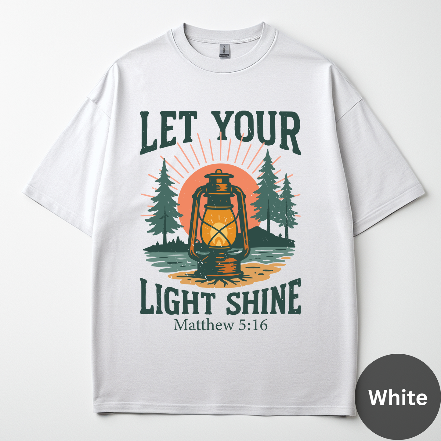 Let Your Light Shine Tee -Matthew 5:16