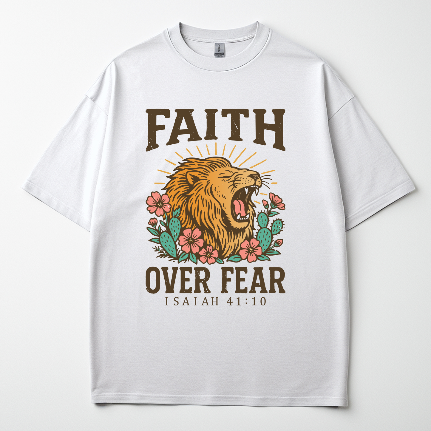 Faith Over Fear Tee -Isaiah 41:10