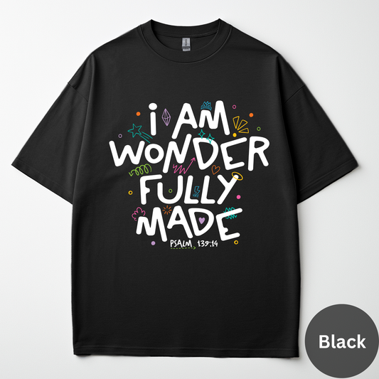 I Am Wonderfully Made Tee -Psalm 139:14