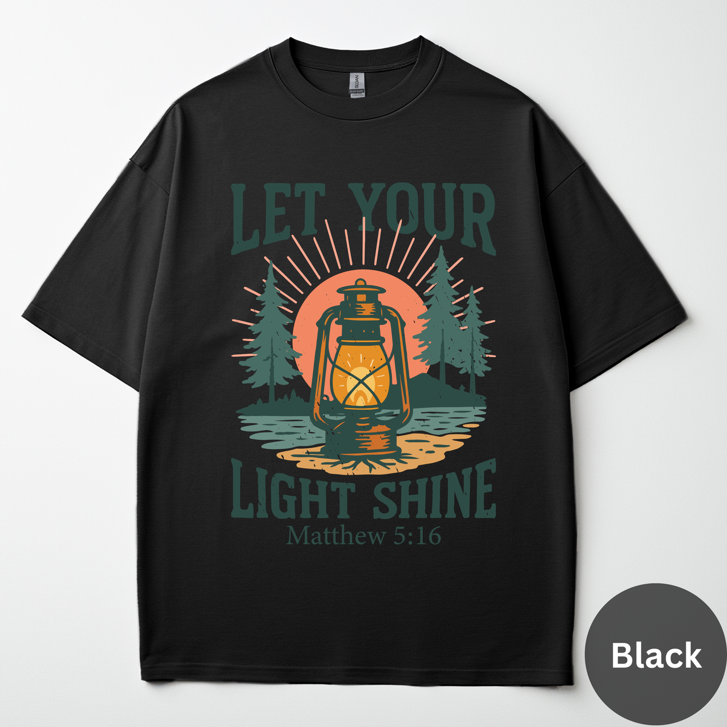 Let Your Light Shine Tee -Matthew 5:16