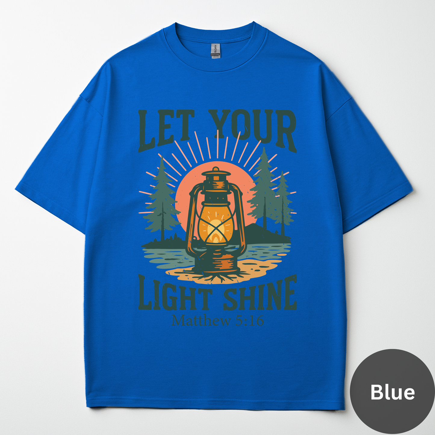 Let Your Light Shine Tee -Matthew 5:16