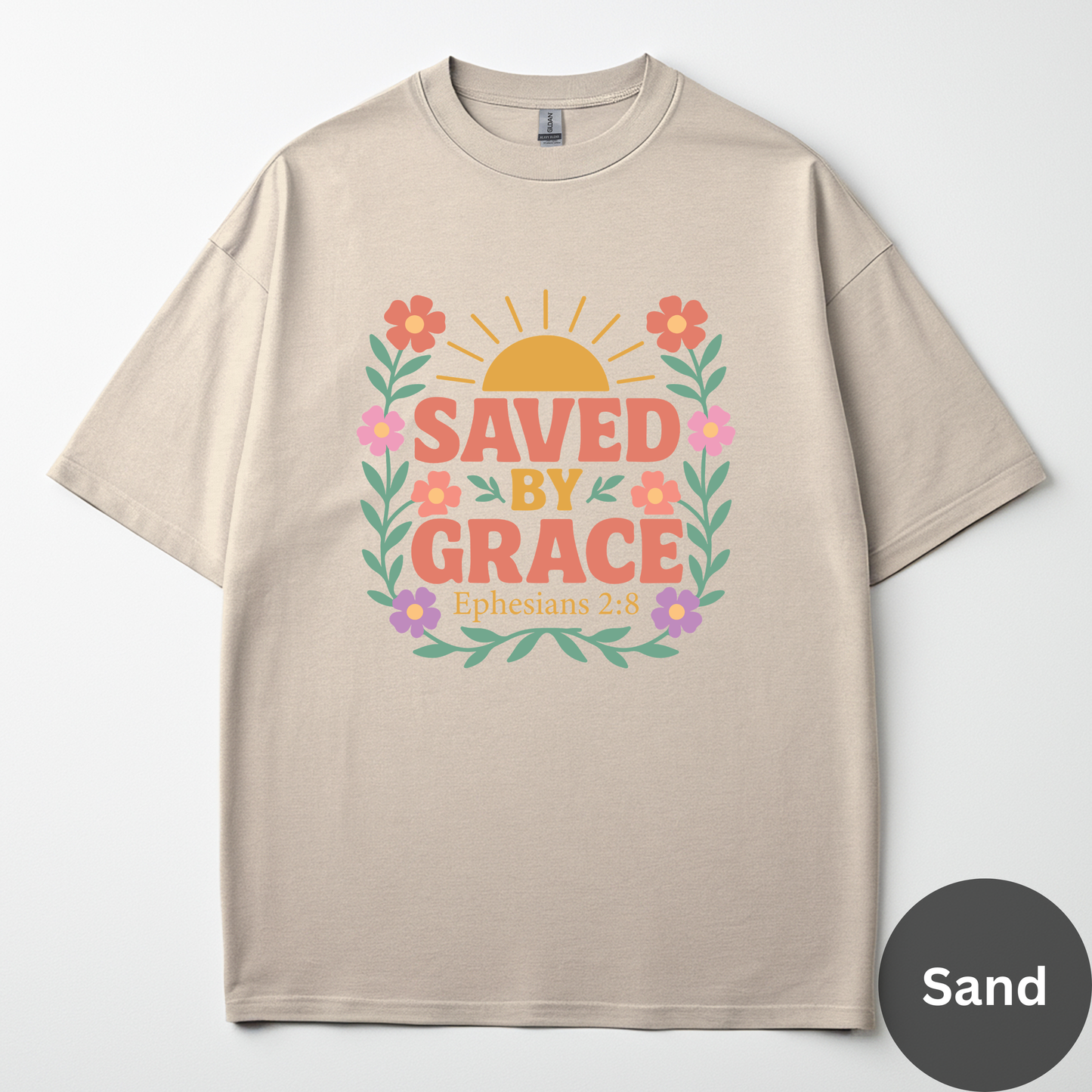 Saved By Grace Tee - Ephesians 2:8
