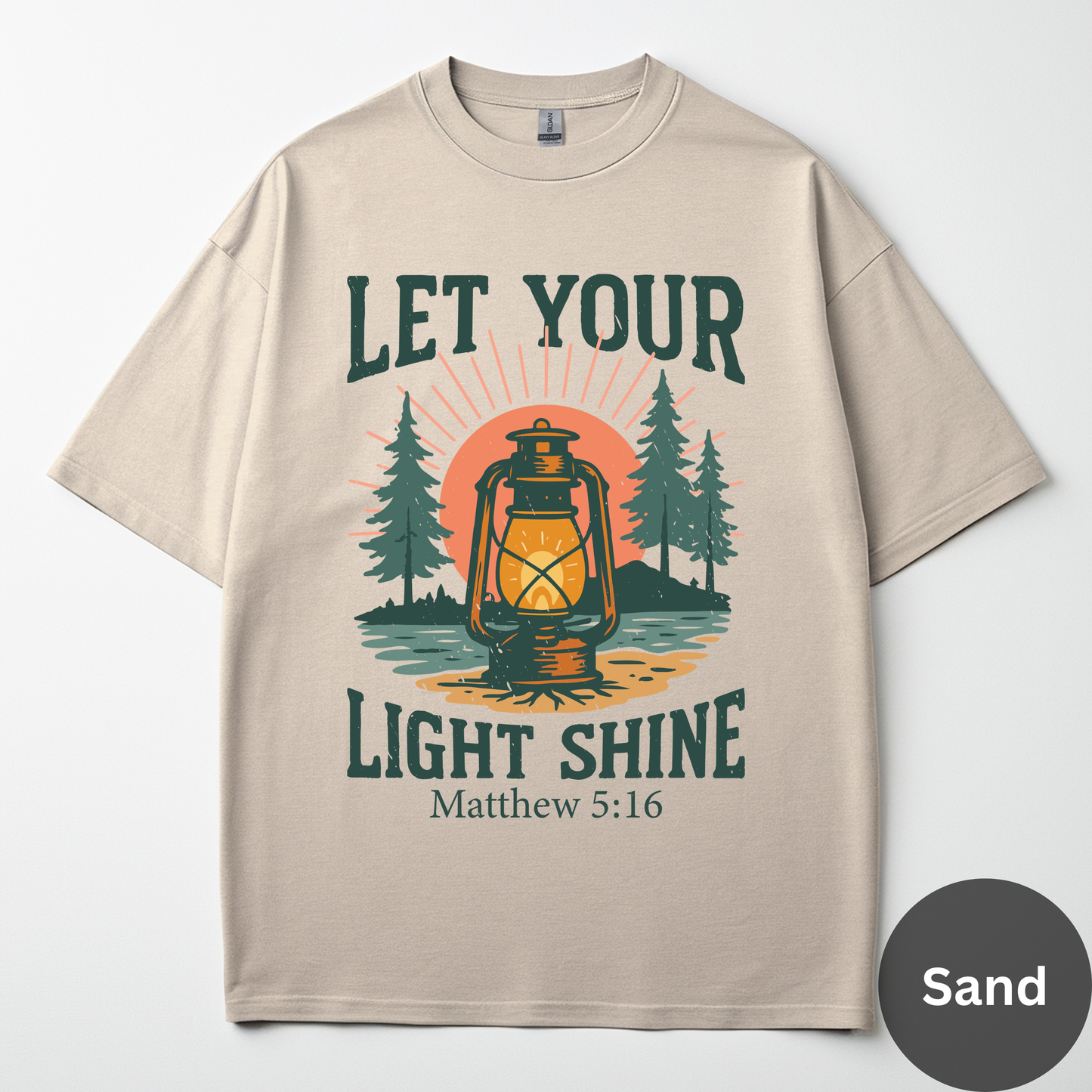 Let Your Light Shine Tee -Matthew 5:16