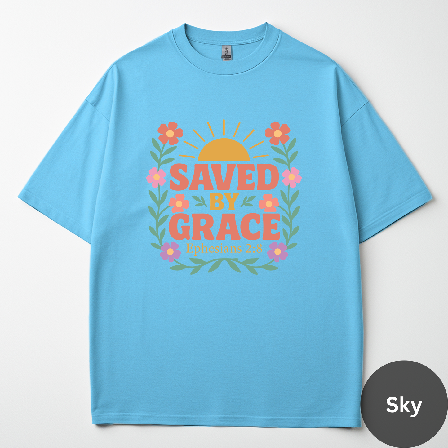 Saved By Grace Tee - Ephesians 2:8