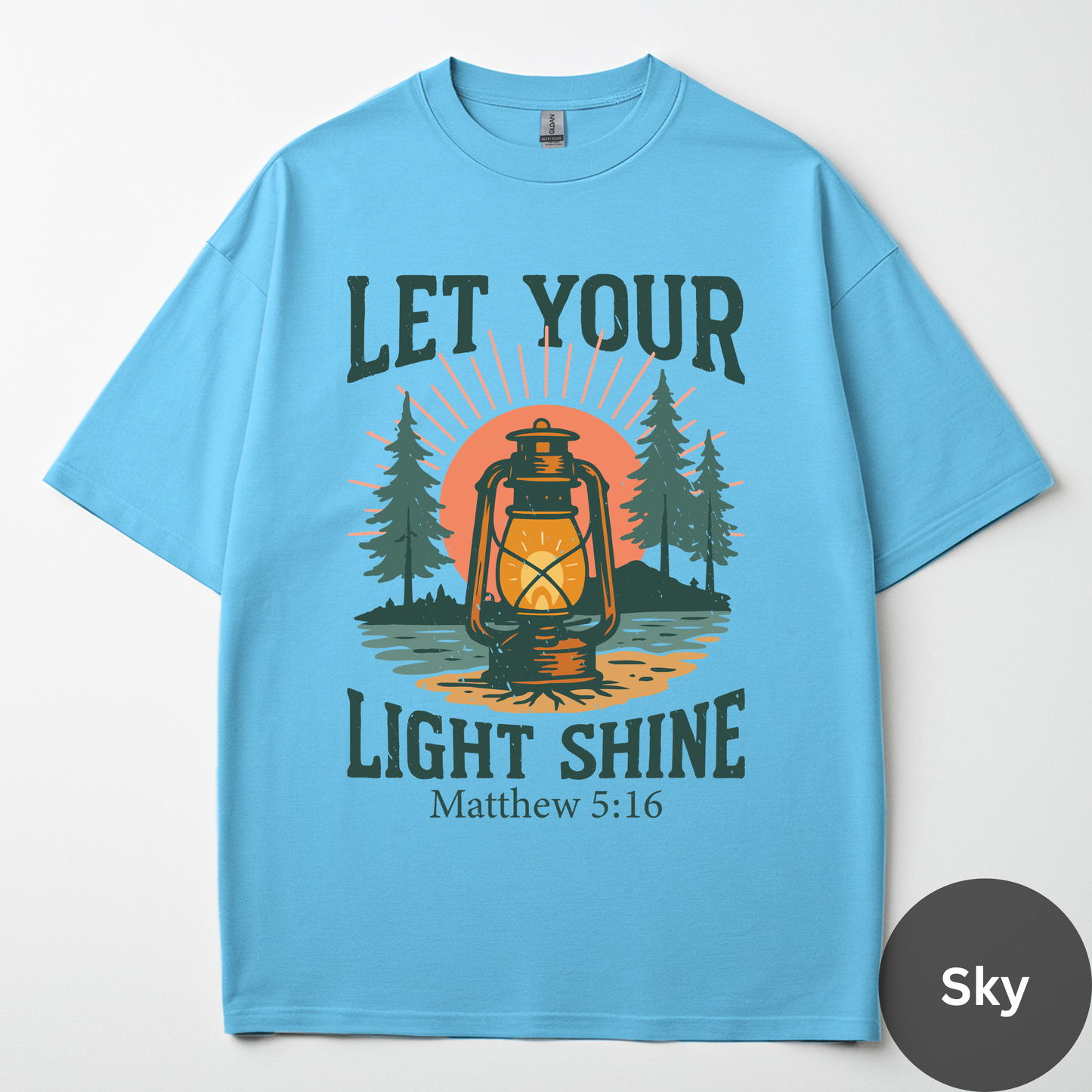 Let Your Light Shine Tee -Matthew 5:16