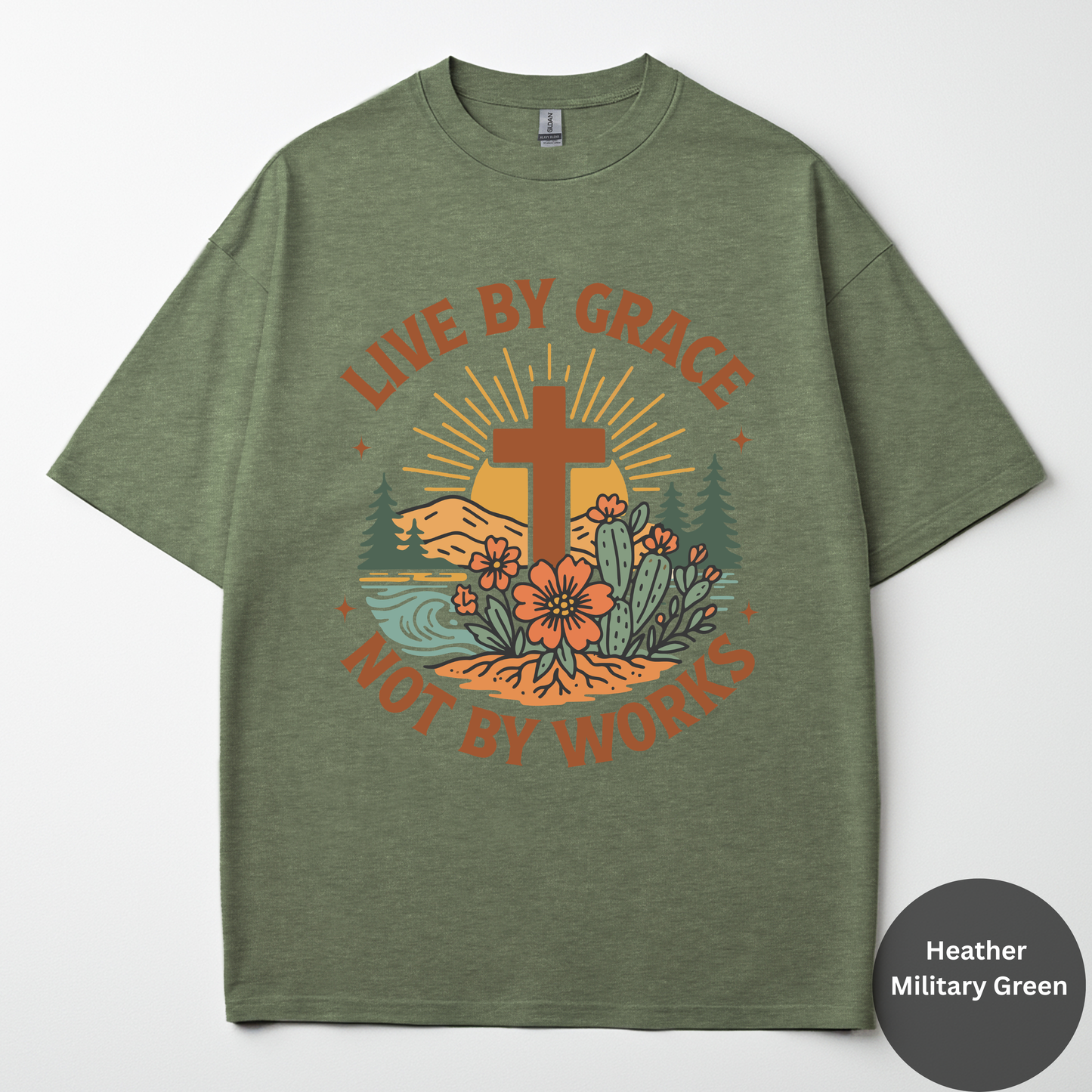 Live By Grace Not By Works Tee