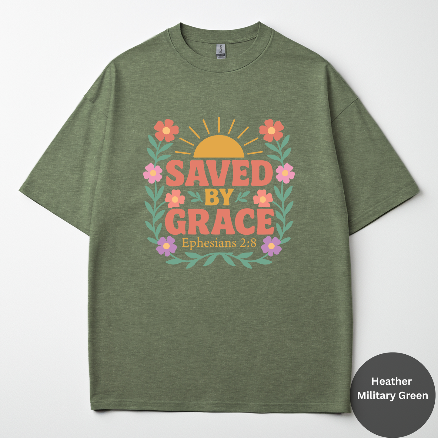 Saved By Grace Tee - Ephesians 2:8