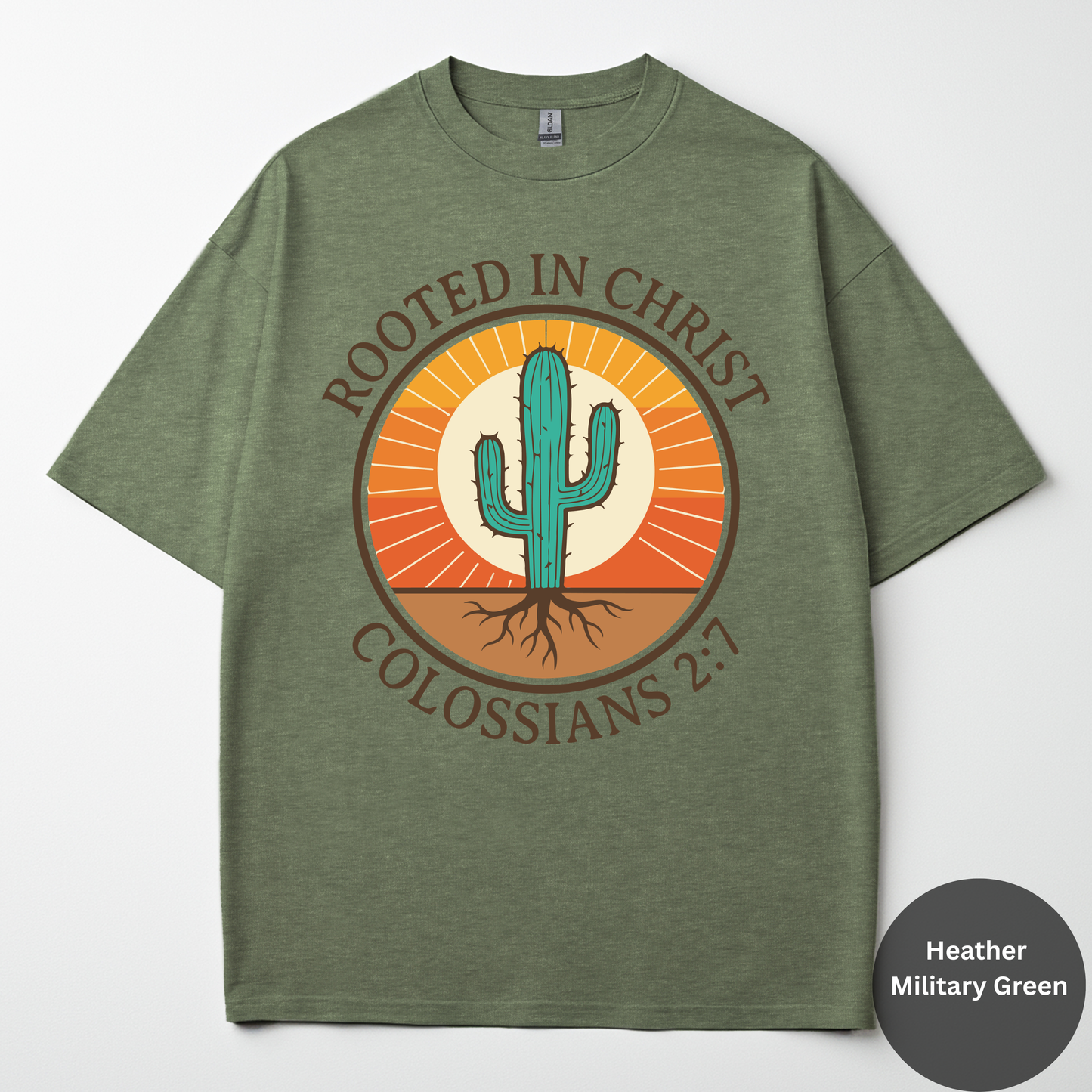 Rooted In Christ Tee -Colossians 2:7