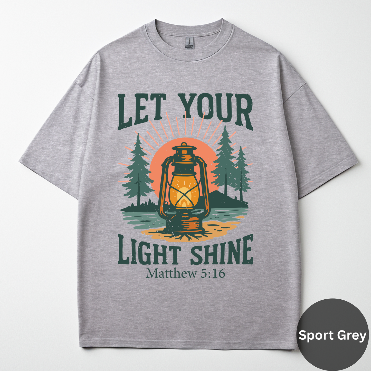Let Your Light Shine Tee -Matthew 5:16