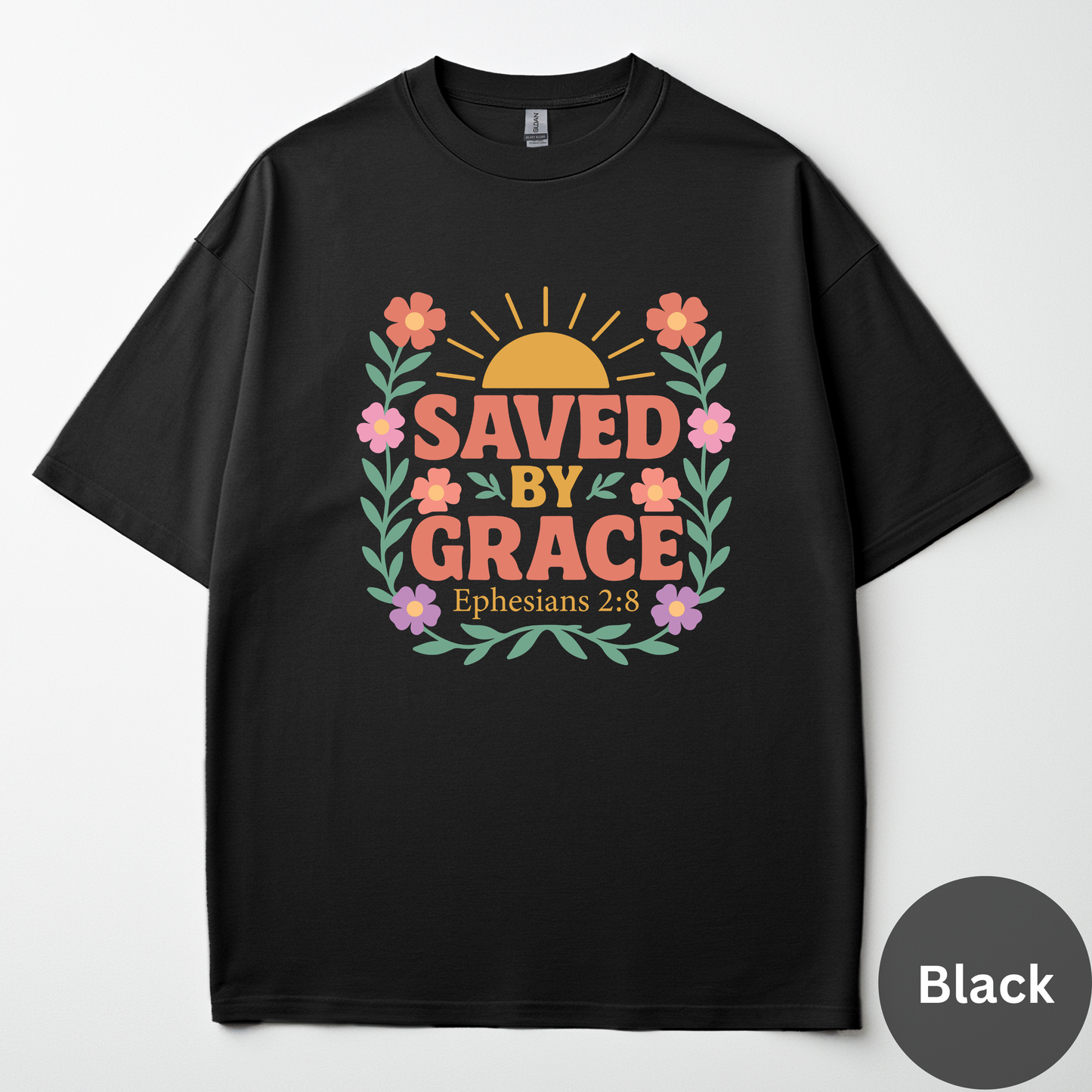 Saved By Grace Tee - Ephesians 2:8